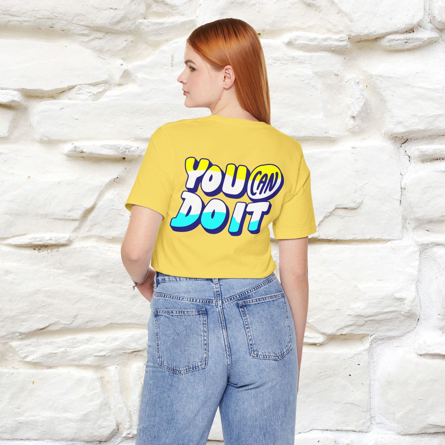 "You Can Do It'' | Front & Back Design | Nunu&Miao Studio - Nunu&Miao Studio