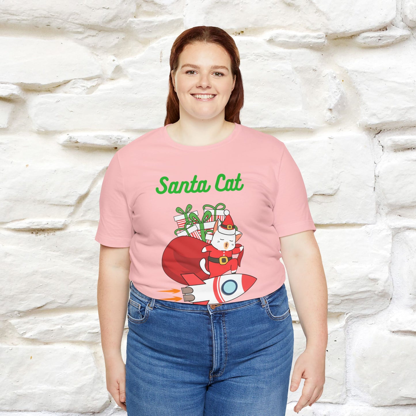 "Funny Santa Cat..." | Cat T-Shirt | Nunu&Miao Studio