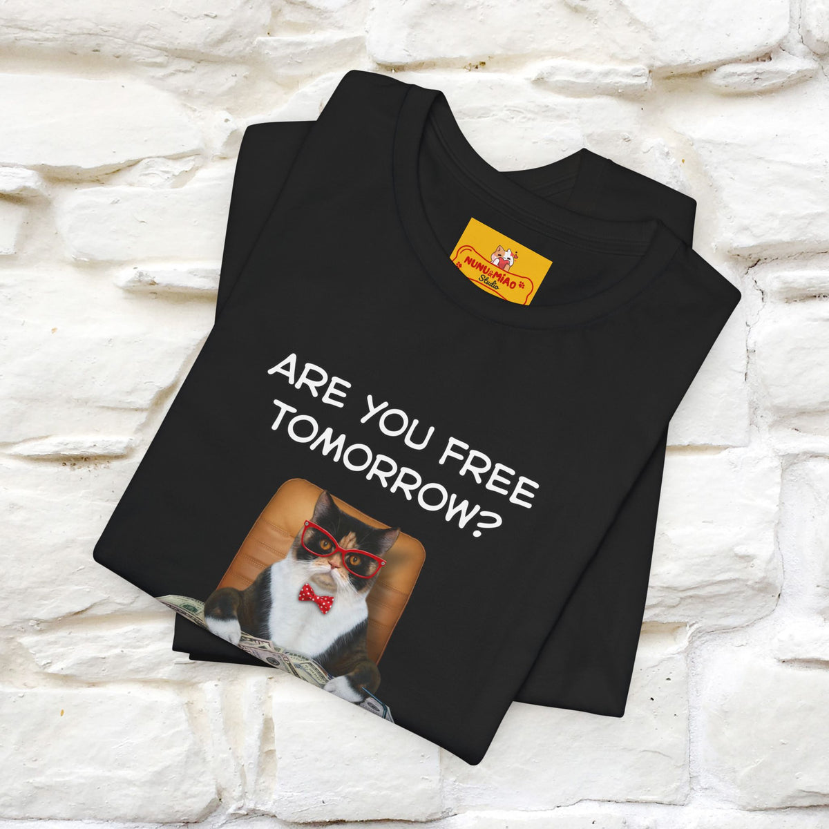 “Are You Fee Tomorrow?” | Cat T-Shirt | Nunu&Miao Studio