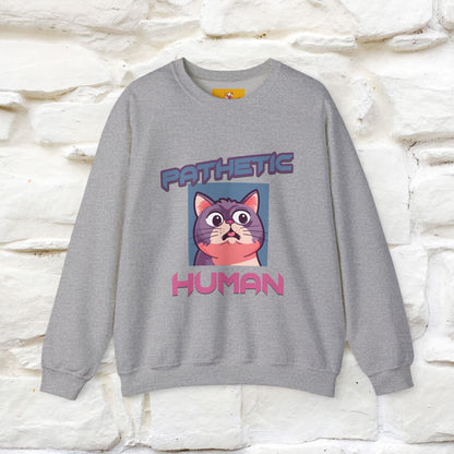 ''Pathetic Human'' |Cat Sweatshirt | Nunu&Miao Studio