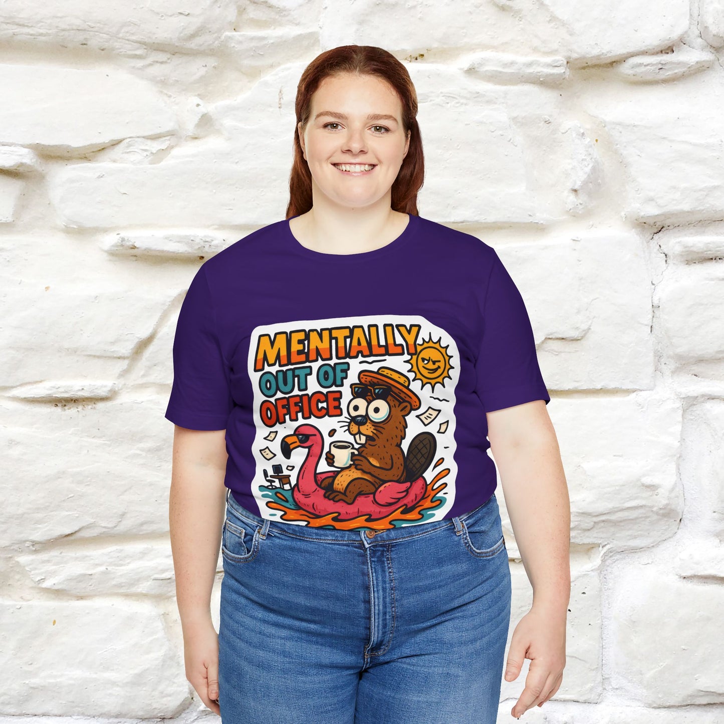 ''Mentally Out Of Office''|  Sarcastic Cat T-Shirt | Nunu&Miao Studio