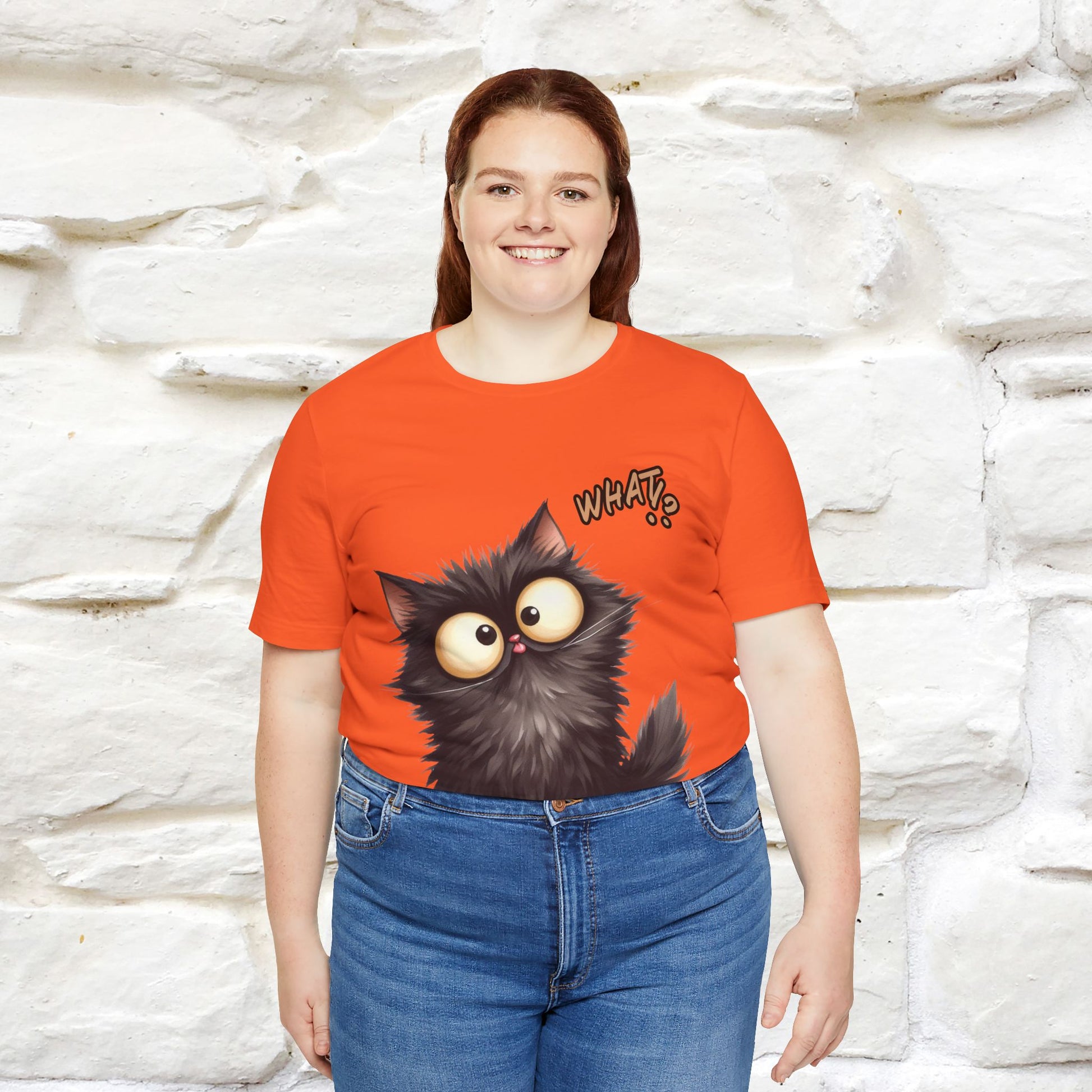 ''What ?'' | Cat T-Shirt  | Nunu&Miao Studio - Nunu&Miao Studio