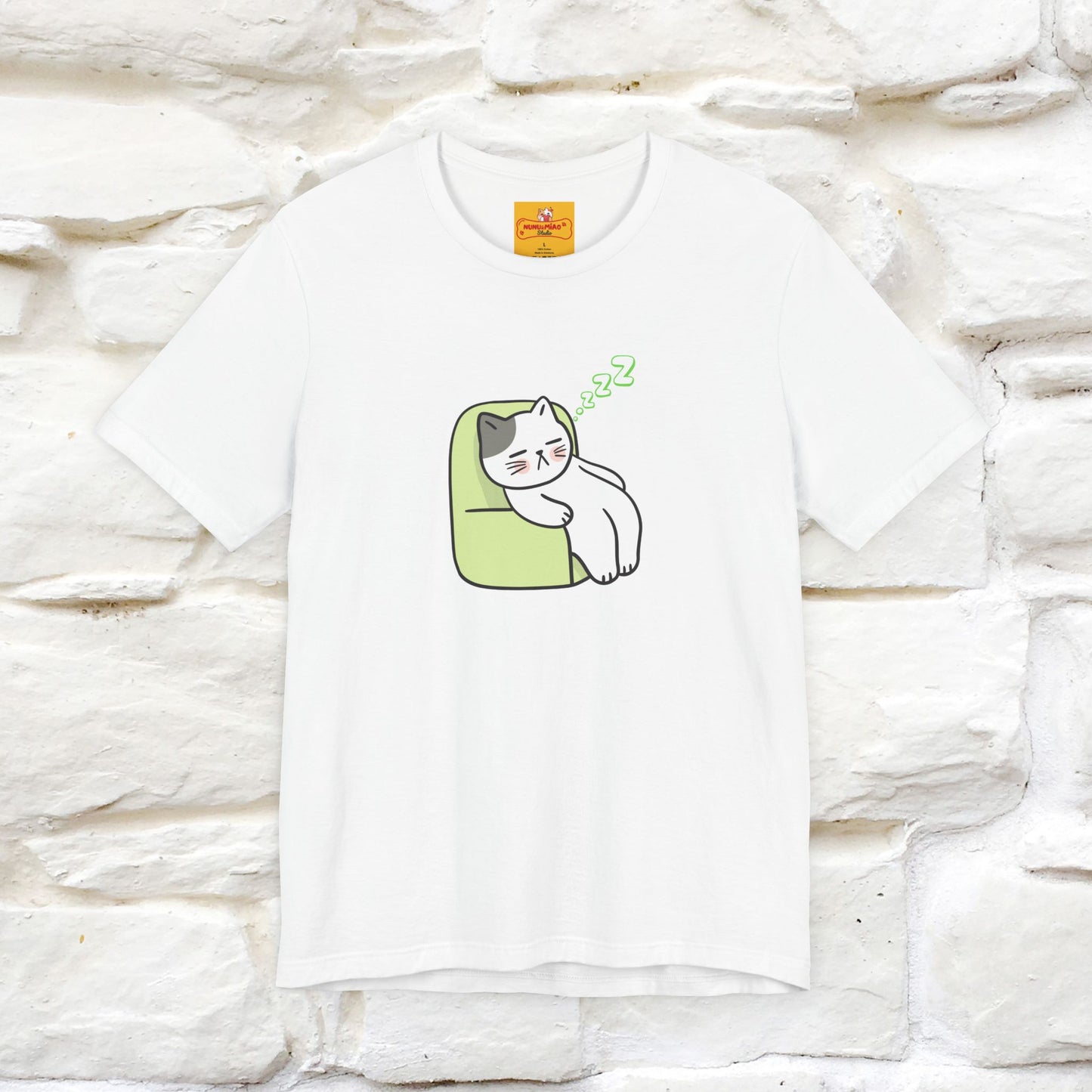"Keep going… the couch isn’t going to nap on itself." Cat T-Shirt| Front & Back Design | Nunu&Miao Studio - Nunu&Miao Studio