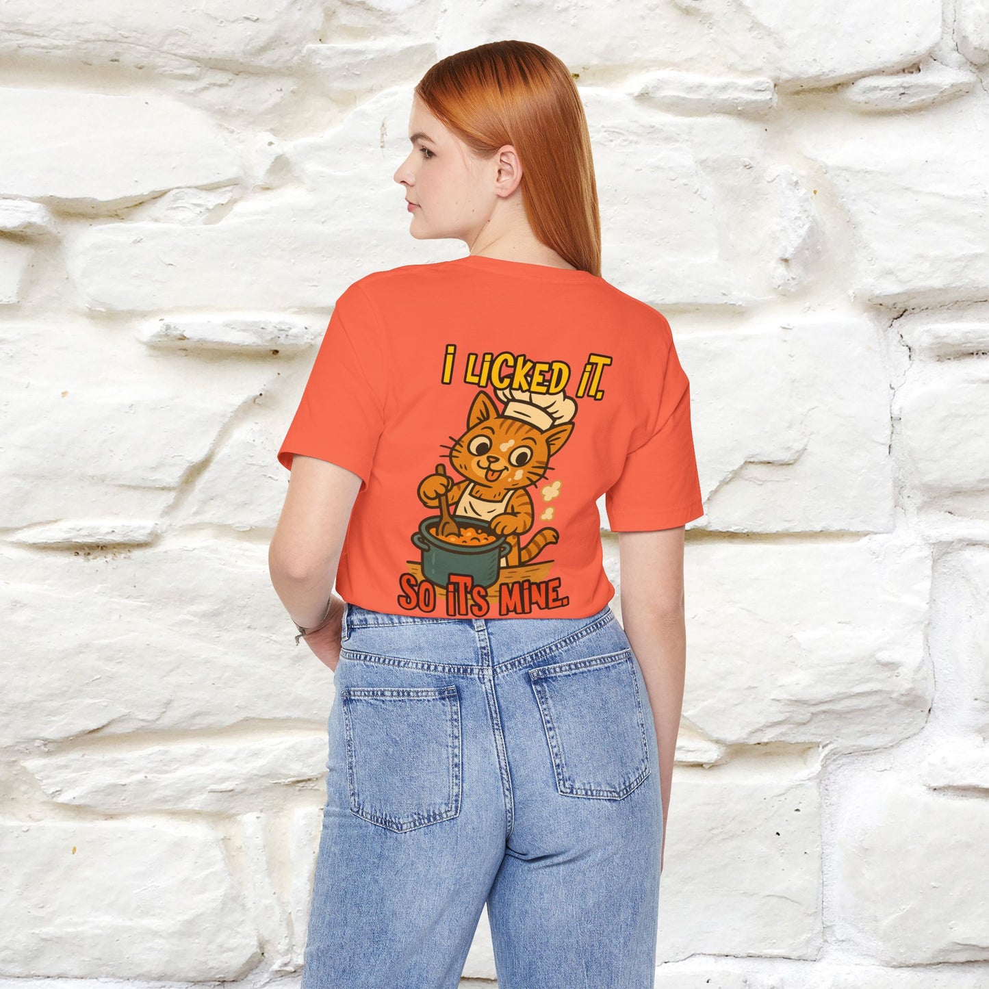 "I Licked It. It's Mine  " |Cat T-Shirt | Nunu&Miao Studio - Nunu&Miao Studio