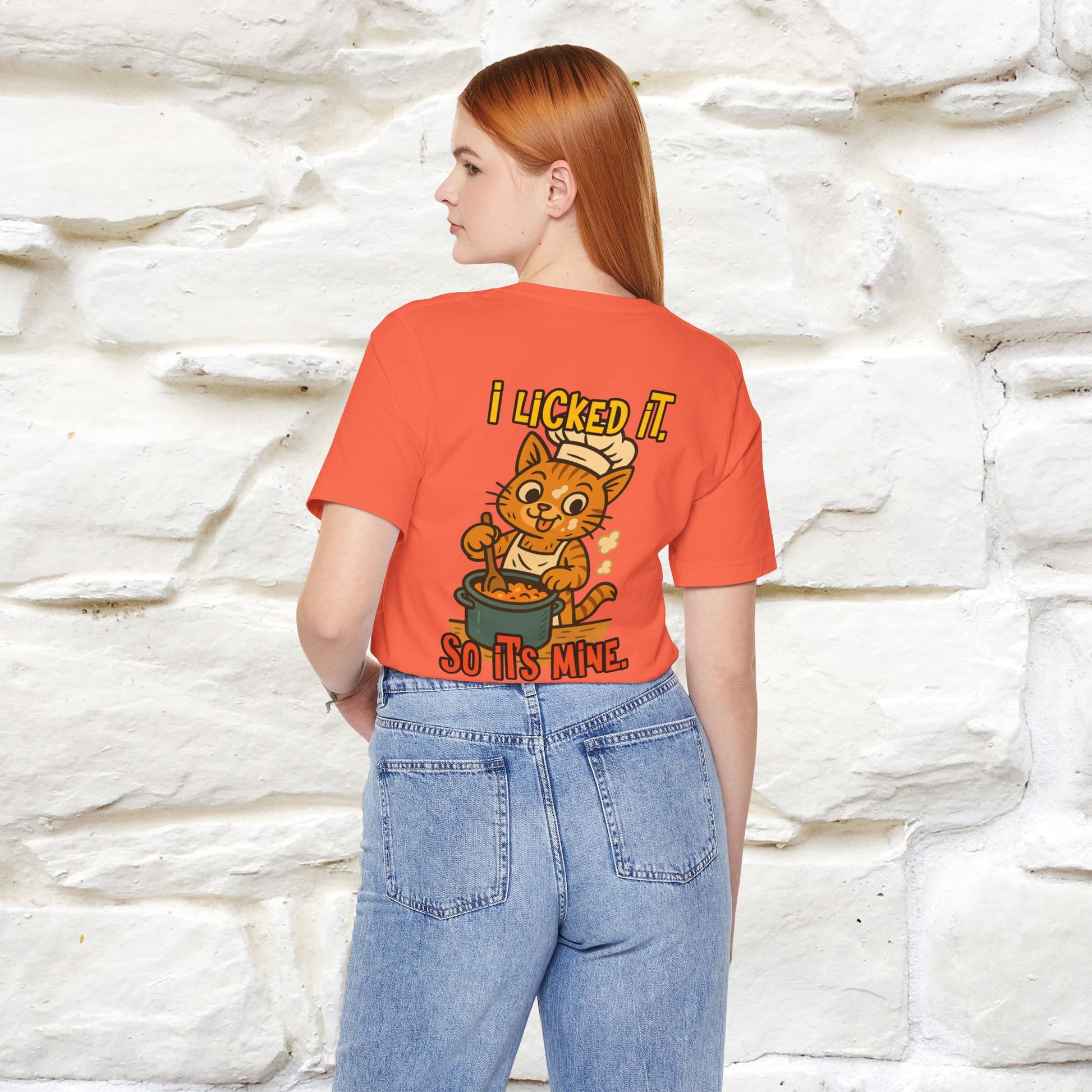 "I Licked It. It's Mine  " |Cat T-Shirt | Nunu&Miao Studio - Nunu&Miao Studio