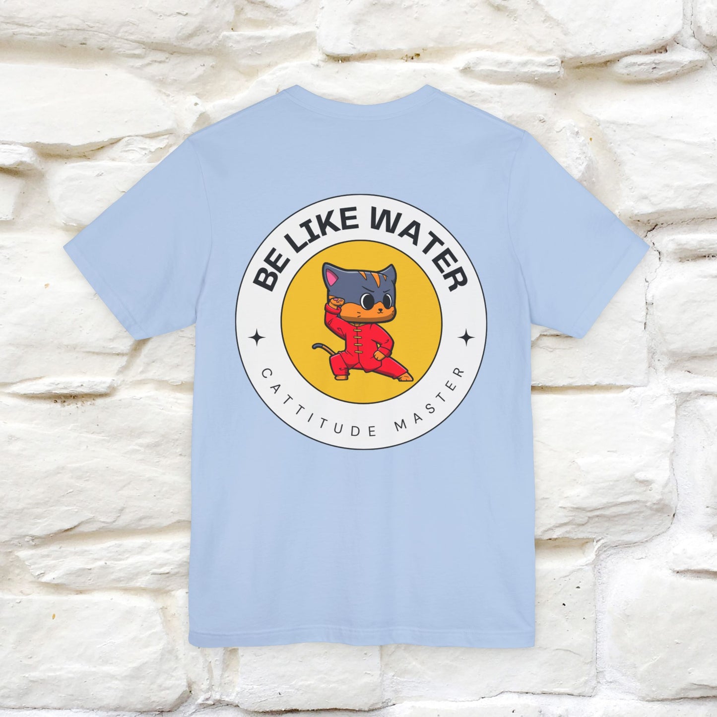 "Be Like Water: Cattitude Master | Cat T-Shirt |Nunu&Miao Studio - Nunu&Miao Studio