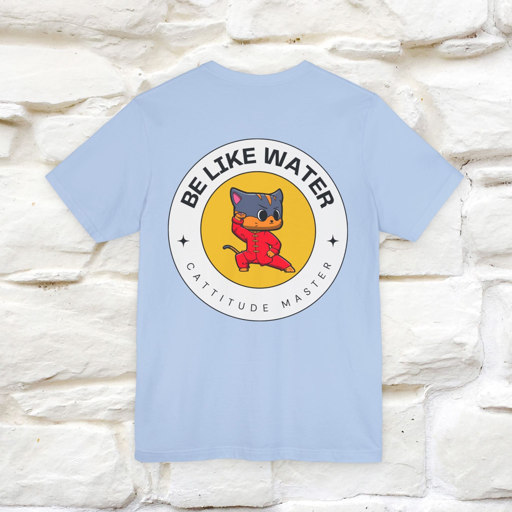 "Be Like Water: Cattitude Master | Cat T-Shirt |Nunu&Miao Studio - Nunu&Miao Studio