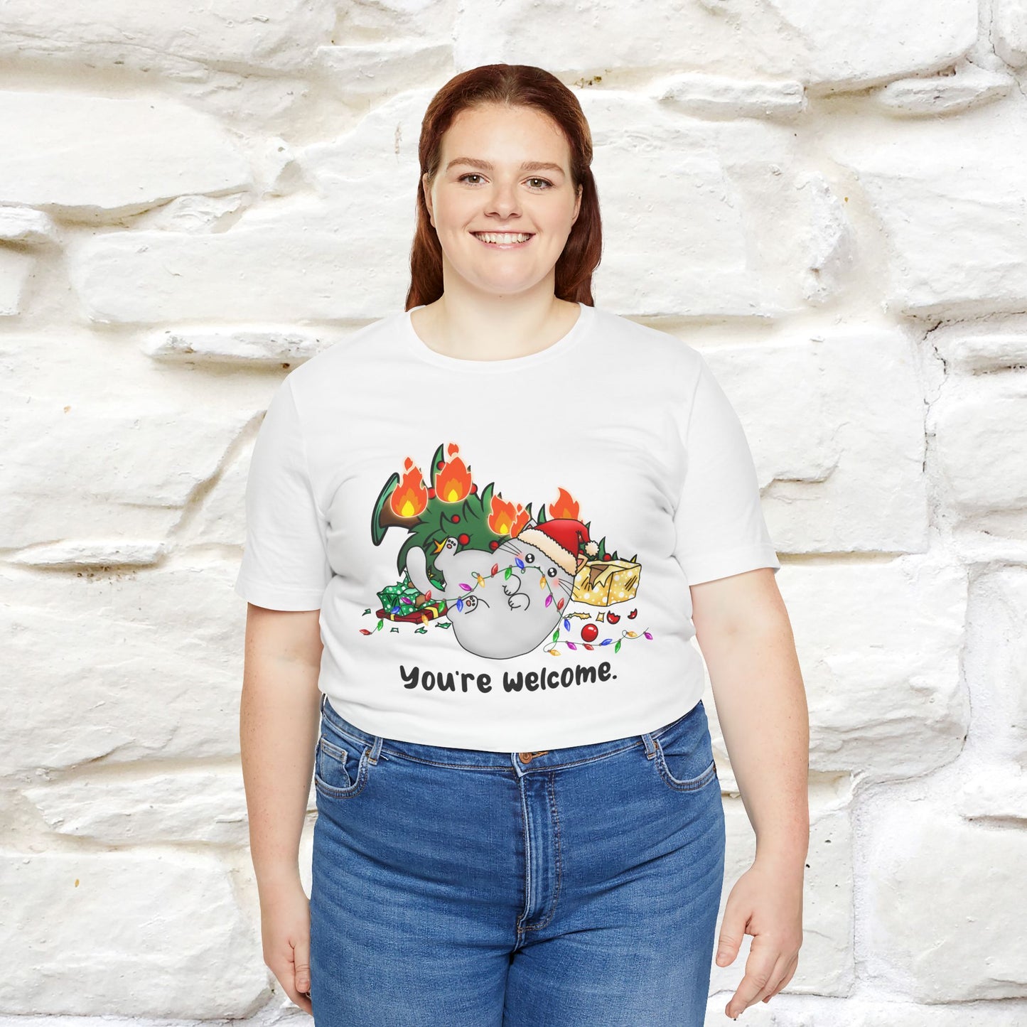 You're Welcome | Sarcastic Cat Christmas Shirt  |Nunu&Miao Studio - Nunu&Miao Studio