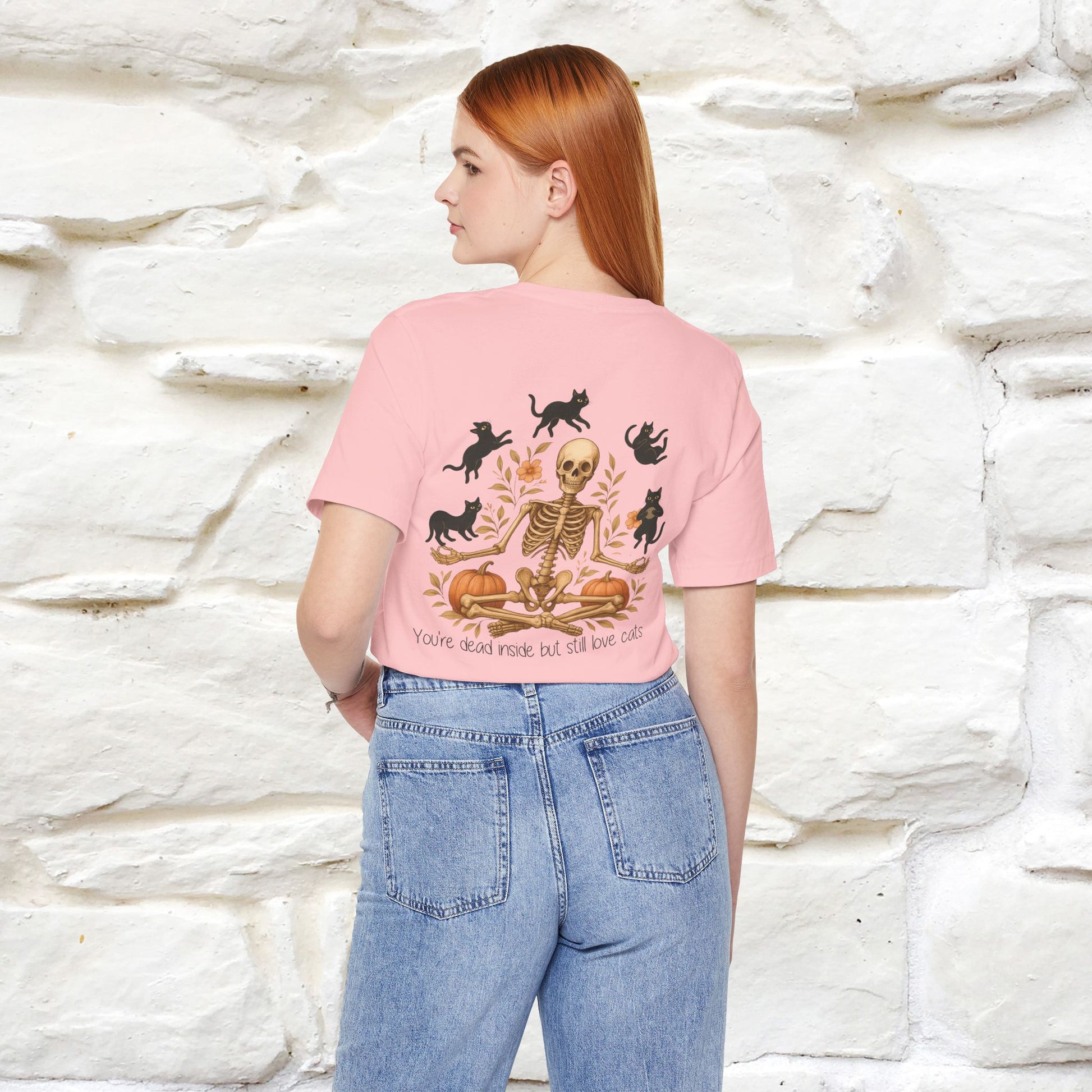 "You're Dead Inside But Still Love Cats " Halloween Cat T-shirt |Nunu&Miao Studio - Nunu&Miao Studio