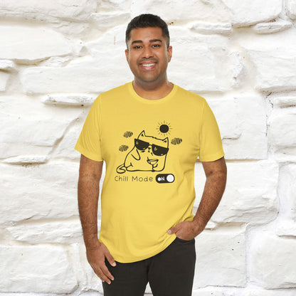 ''Chill Mode on'' Cat T-Shirt | Nunu&Miao Studio