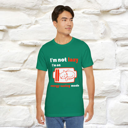 ''I am Not Lazy...'' Cat T-Shirt | Nunu&Miao Studio - Nunu&Miao Studio