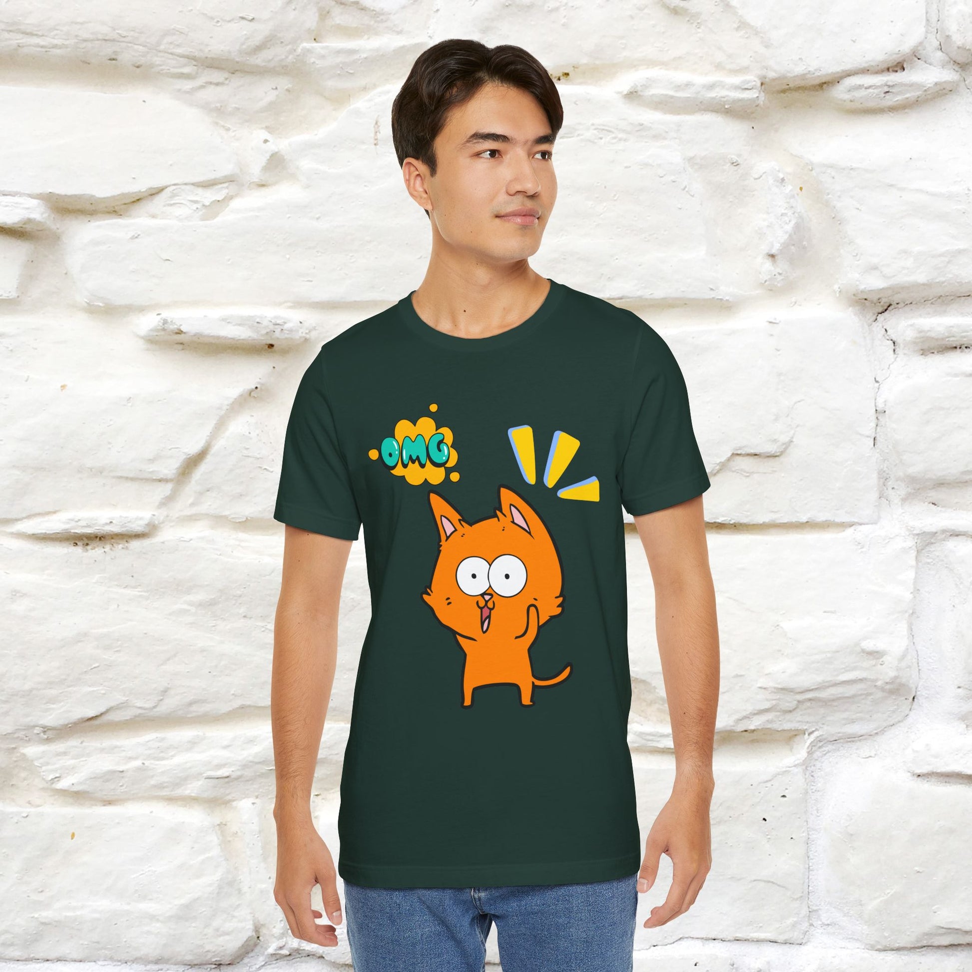 ''Oh My God'' Cat T-Shirt | Nunu&Miao Studio - Nunu&Miao Studio