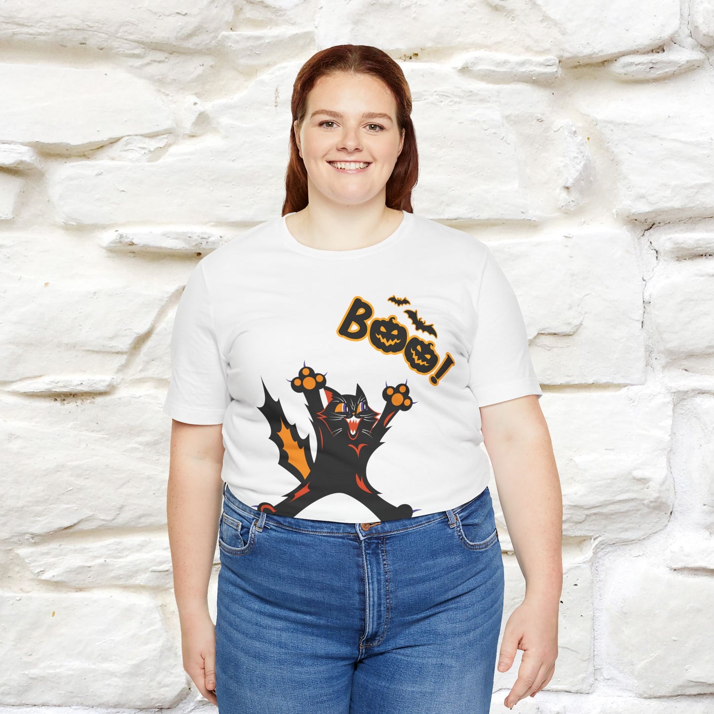 "Boo" Cat  T-shirt |Nunu&Miao Studio - Nunu&Miao Studio