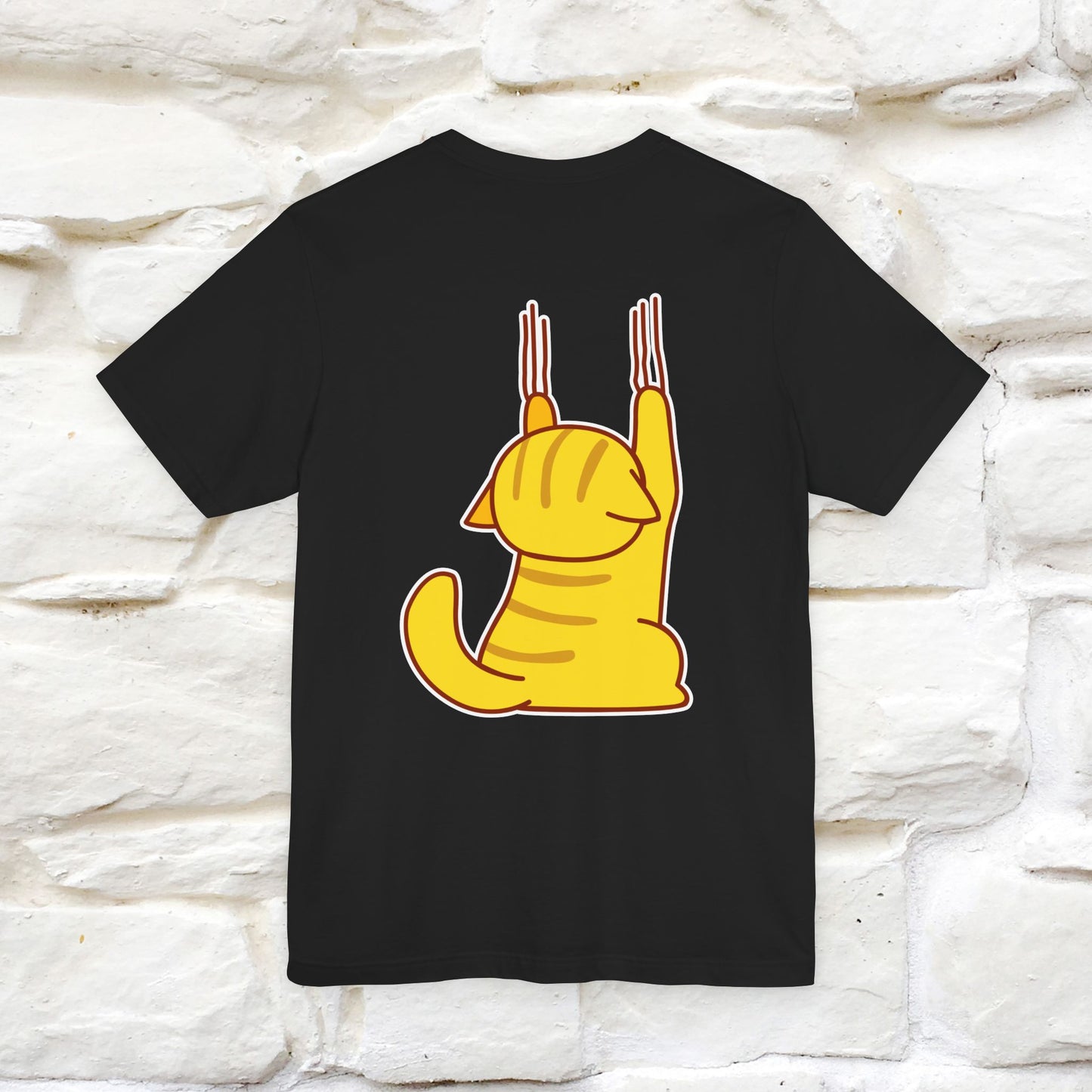 "It's Meawday" Cat T-shirt | Front & Back Design | Nunu&Miao Studio - Nunu&Miao Studio