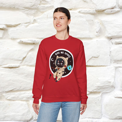 ''Give Me Space'' |Cat Sweatshirt | Nunu&Miao Studio