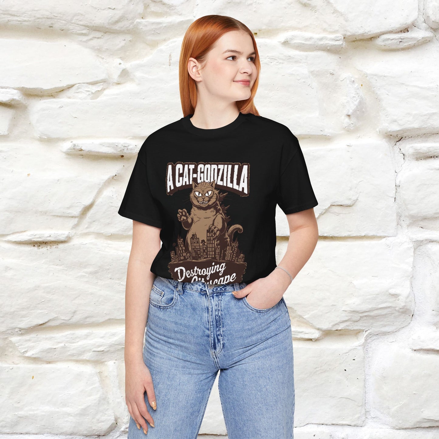 ''A Cat-Godzilla ''| CatT-Shirt | Nunu&Miao Studio - Nunu&Miao Studio