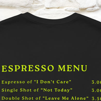 "More Espresso Less Depresso" |Cat T-Shirt | Nunu&Miao Studio - Nunu&Miao Studio