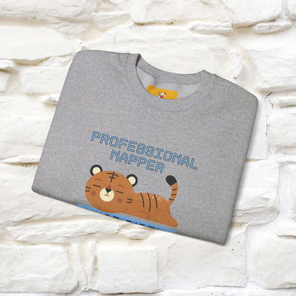''Professional Napper Since Birth'' |Cat Sweatshirt | Nunu&Miao Studio
