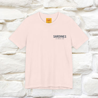 "Sardines In Olive Oil" Cute T-shirt | Front & Back Design|Nunu&Miao Studio - Nunu&Miao Studio