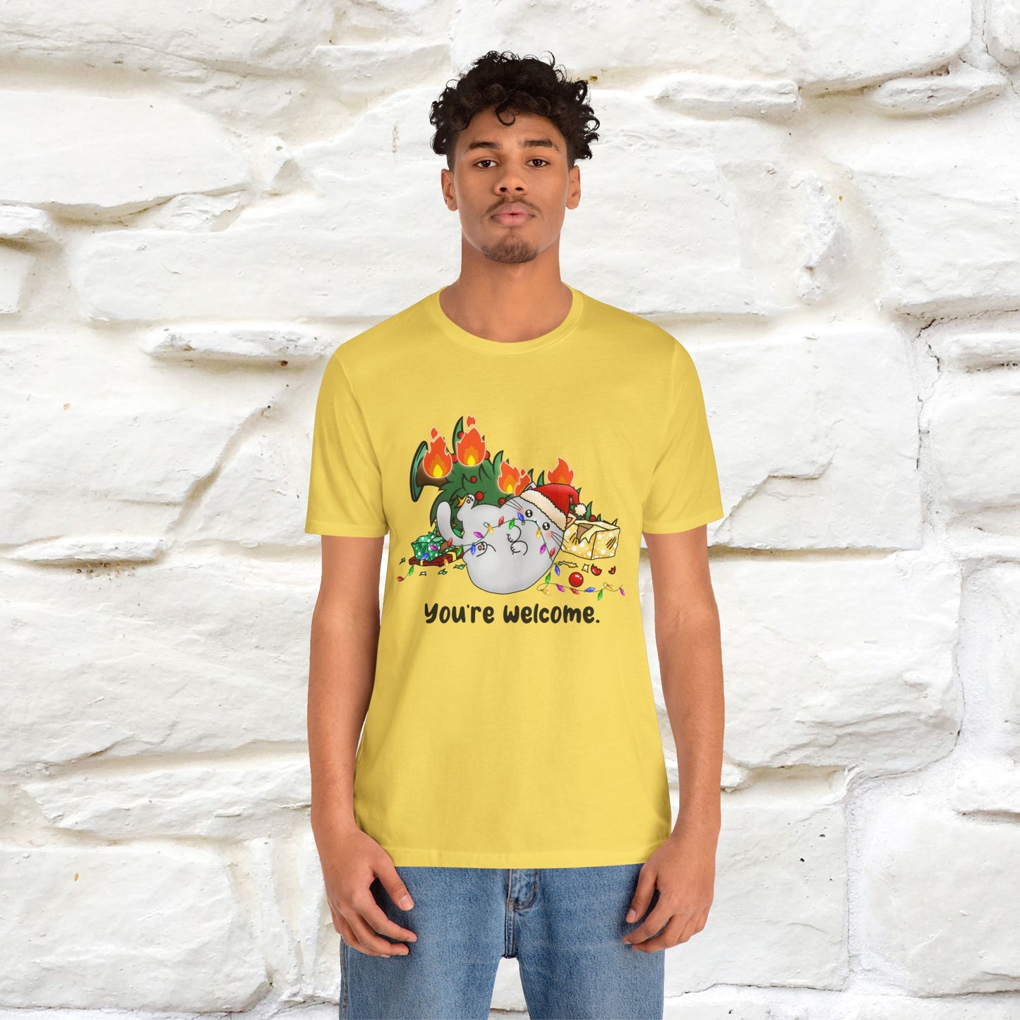 You're Welcome | Sarcastic Cat Christmas Shirt  |Nunu&Miao Studio - Nunu&Miao Studio