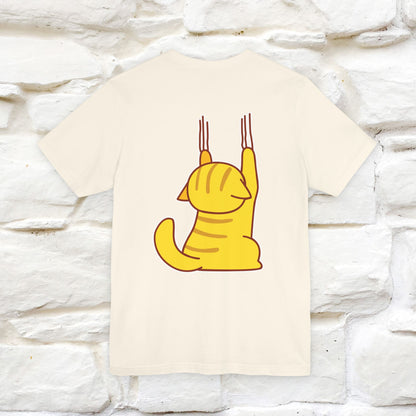 "It's Meawday" Cat T-shirt | Front & Back Design | Nunu&Miao Studio - Nunu&Miao Studio