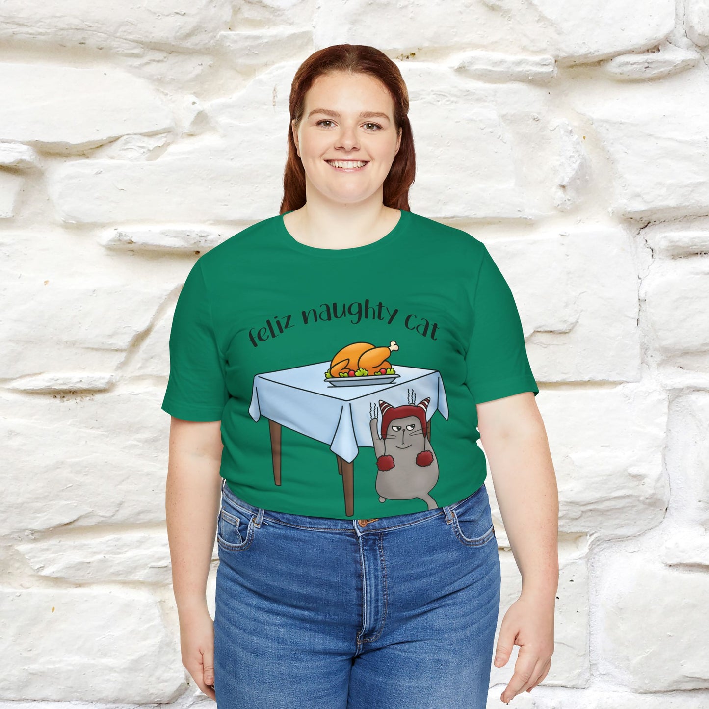 "Feliz Naughty Cat" |Funny Cat T-Shirt | Nunu&Miao Studio