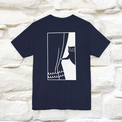 “Don’t trust atoms… they make up everything.” |  Cat T-Shirt | Front & Back Design | Nunu&Miao Studio