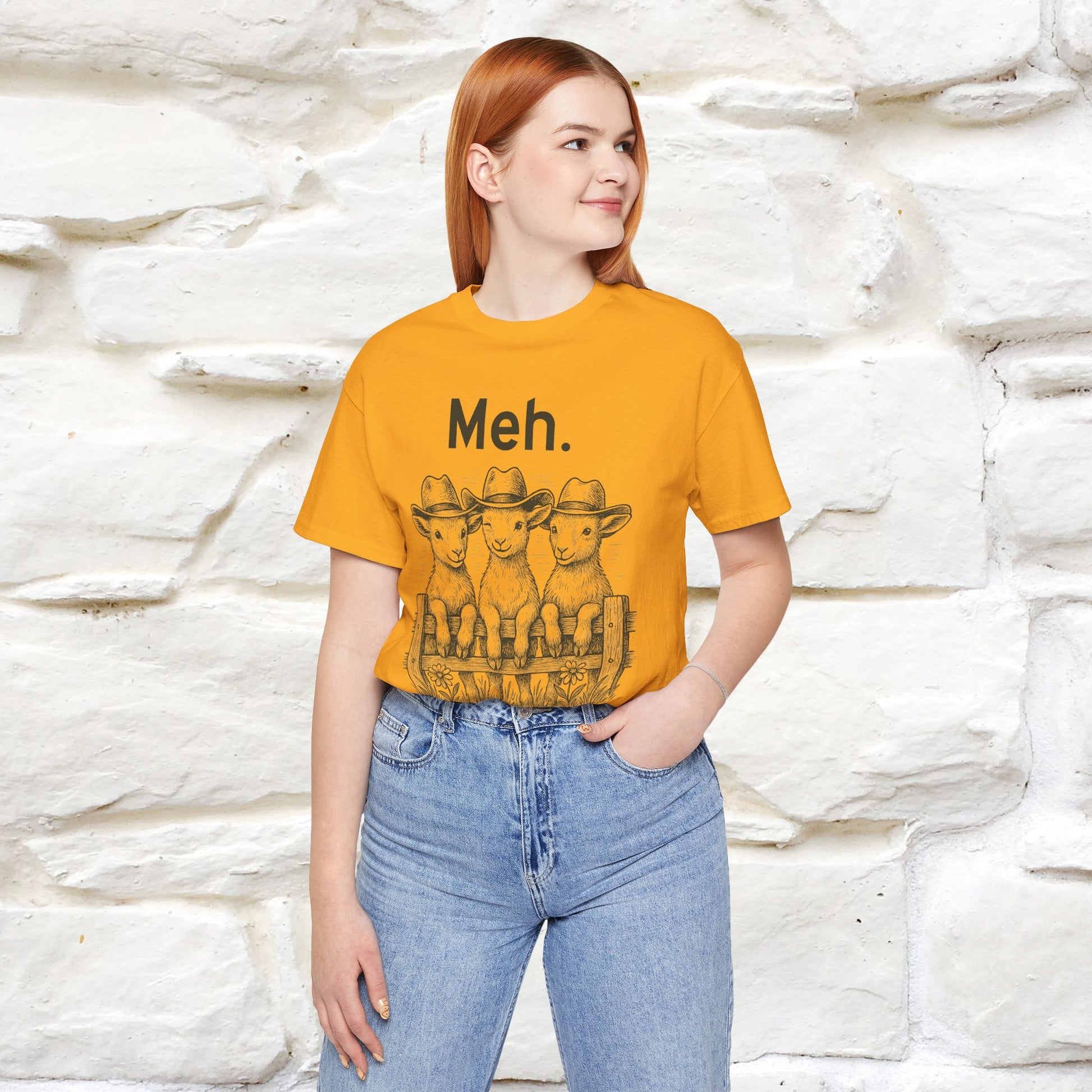 "Meh" Cute T-shirt |Nunu&Miao Studio - Nunu&Miao Studio