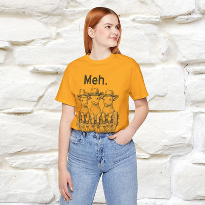 "Meh" Cute T-shirt |Nunu&Miao Studio - Nunu&Miao Studio