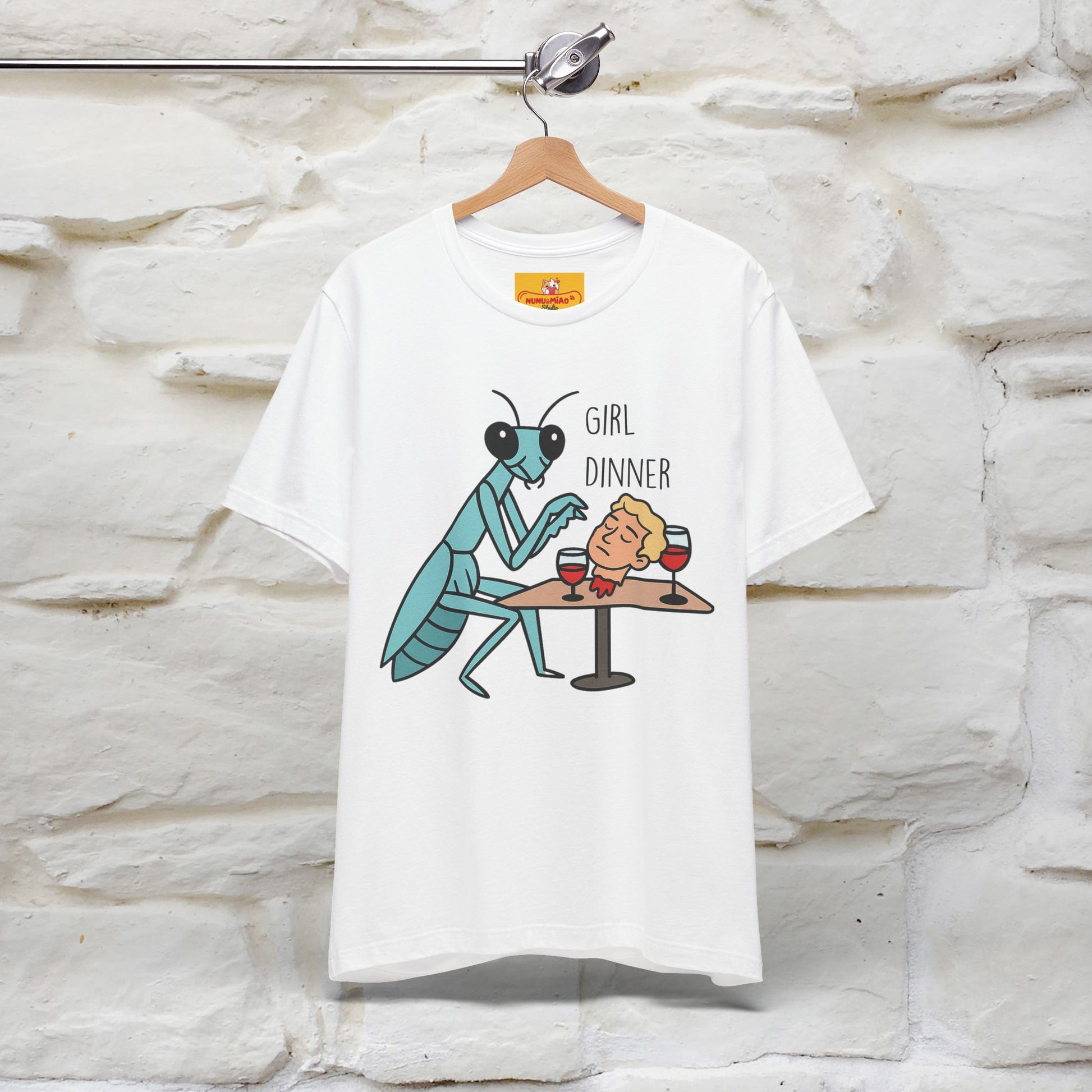 "Girl Dinner" Funny T-shirt |Nunu&Miao Studio - Nunu&Miao Studio