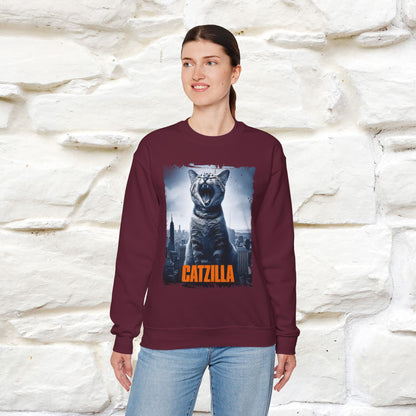 "Catzilla'' |Cat Sweatshirt | Nunu&Miao Studio