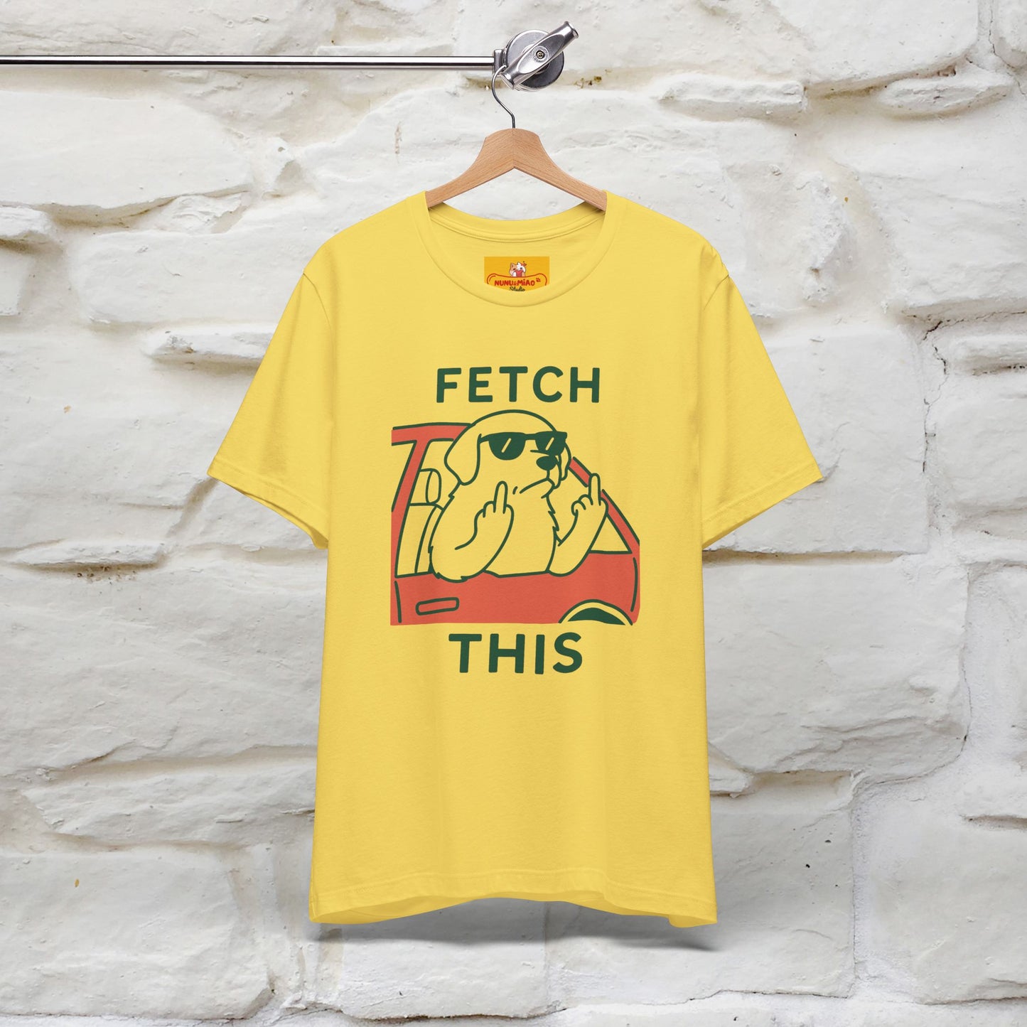 "Fetch This" Funny Dog T-shirt |Nunu&Miao Studio - Nunu&Miao Studio