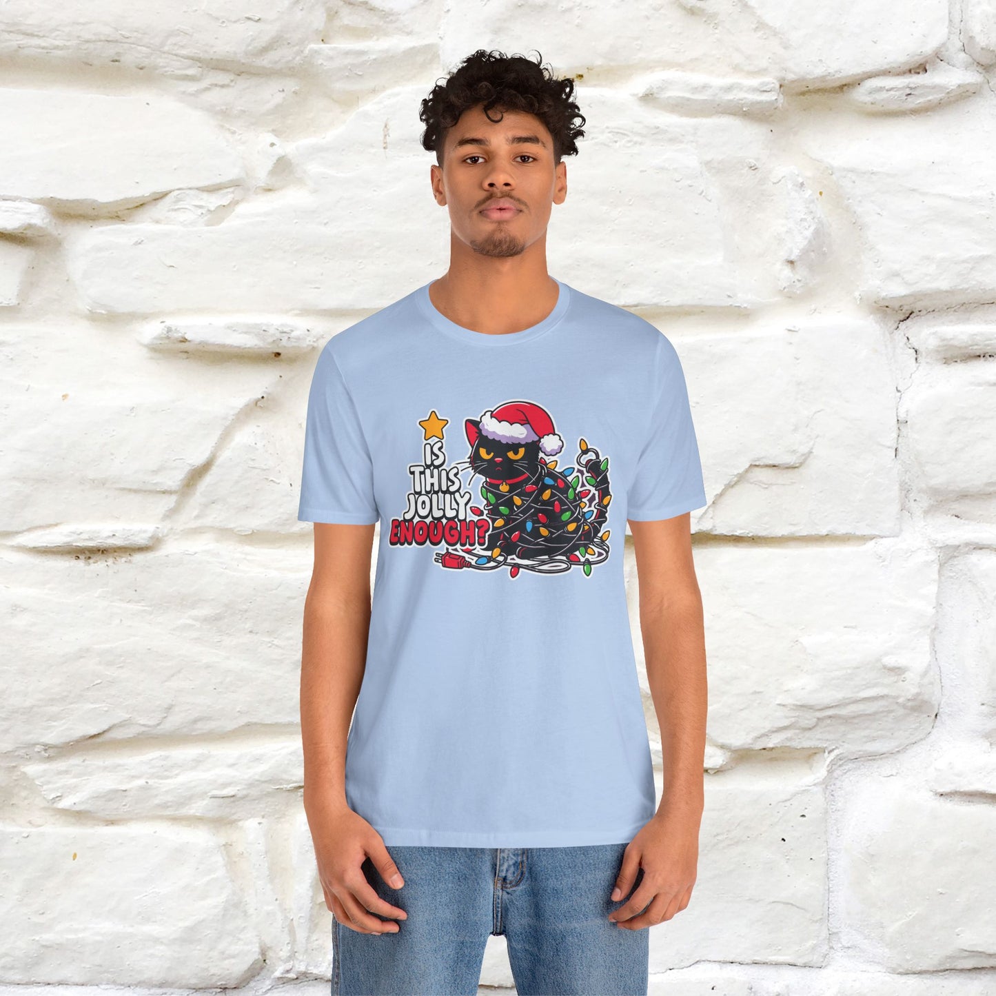 “Is This Jolly Enough?” | Cat T-Shirt | Nunu&Miao Studio