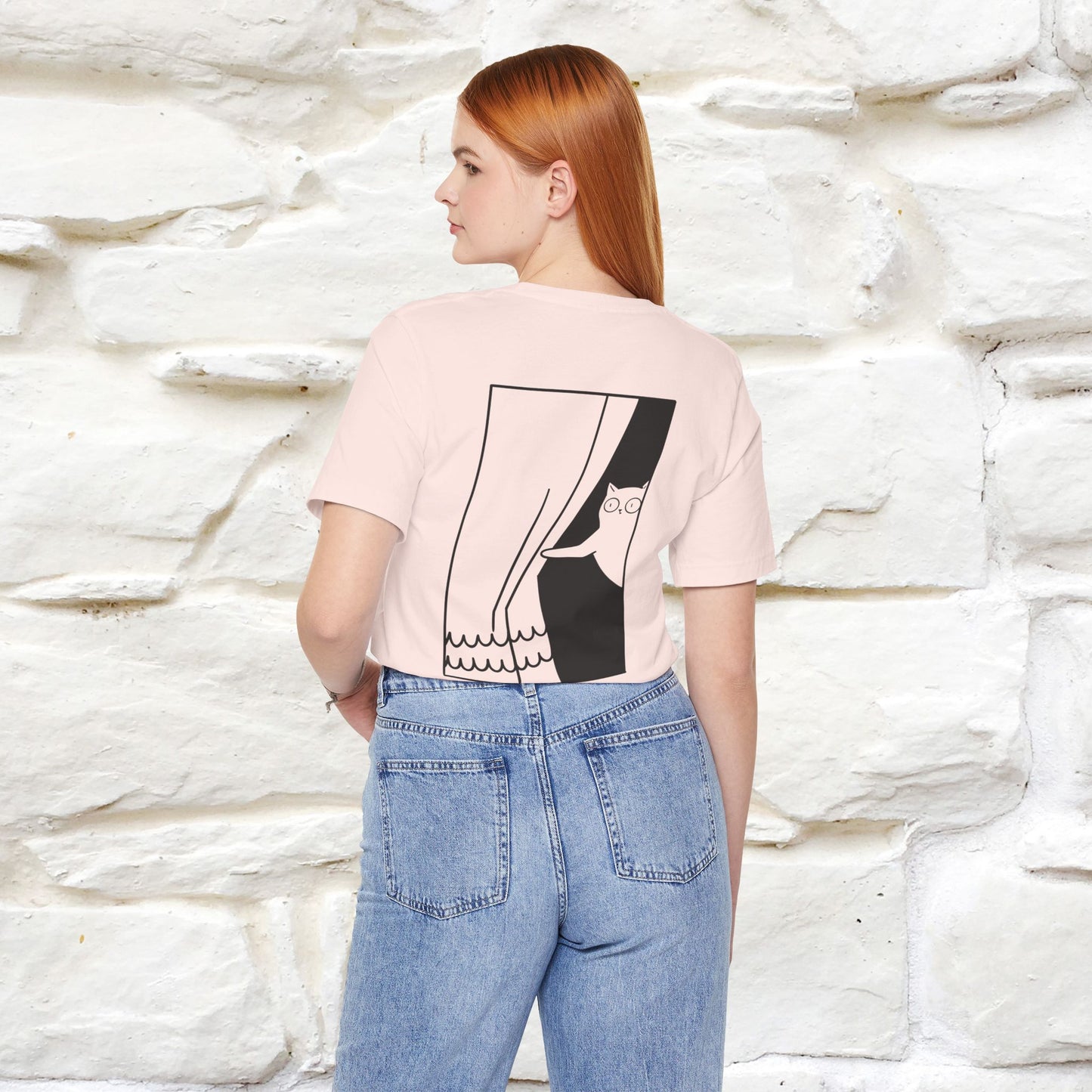 “Don’t trust atoms… they make up everything.” |  Cat T-Shirt | Front & Back Design | Nunu&Miao Studio