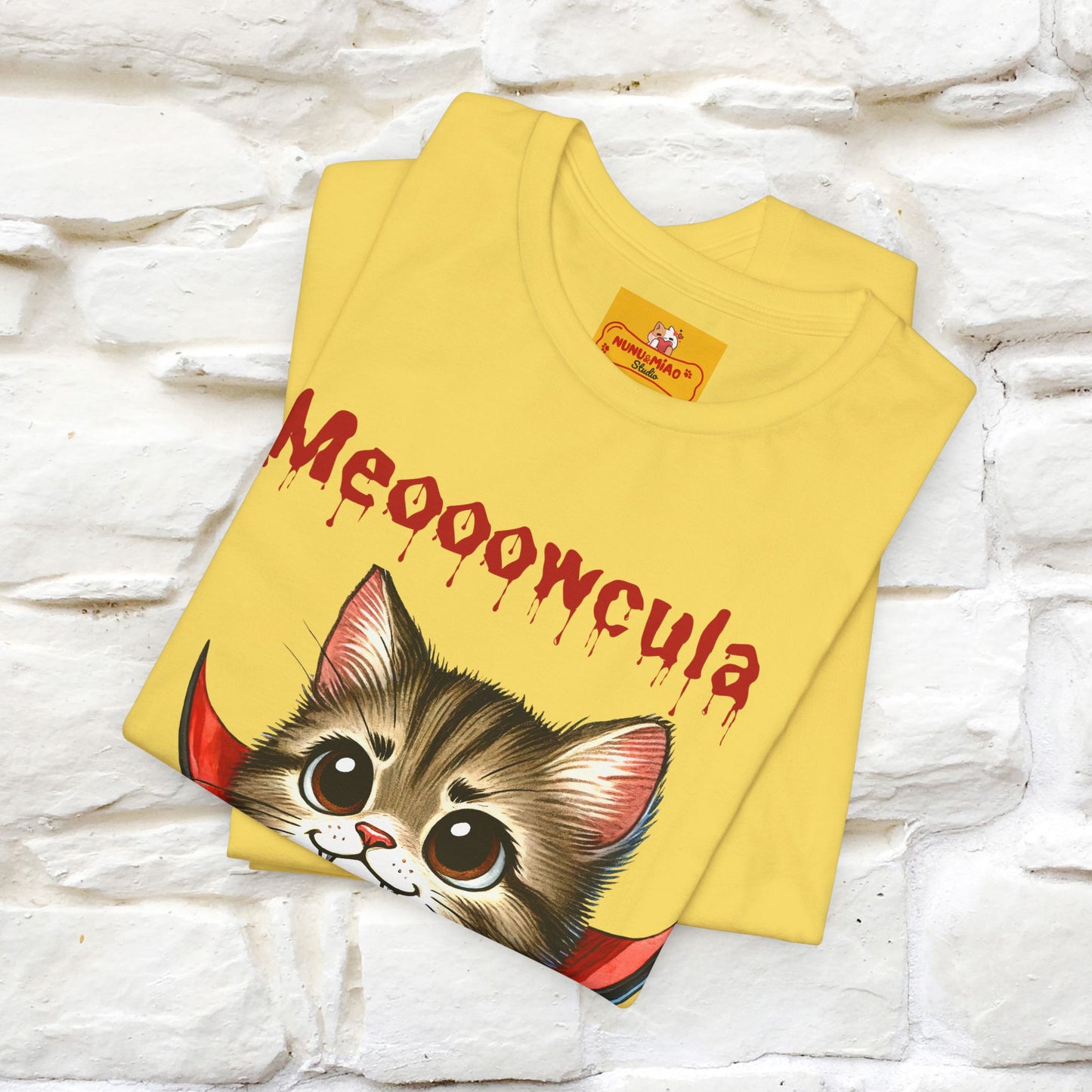 "Meooowcula" Cat T-shirt |Nunu&Miao Studio - Nunu&Miao Studio
