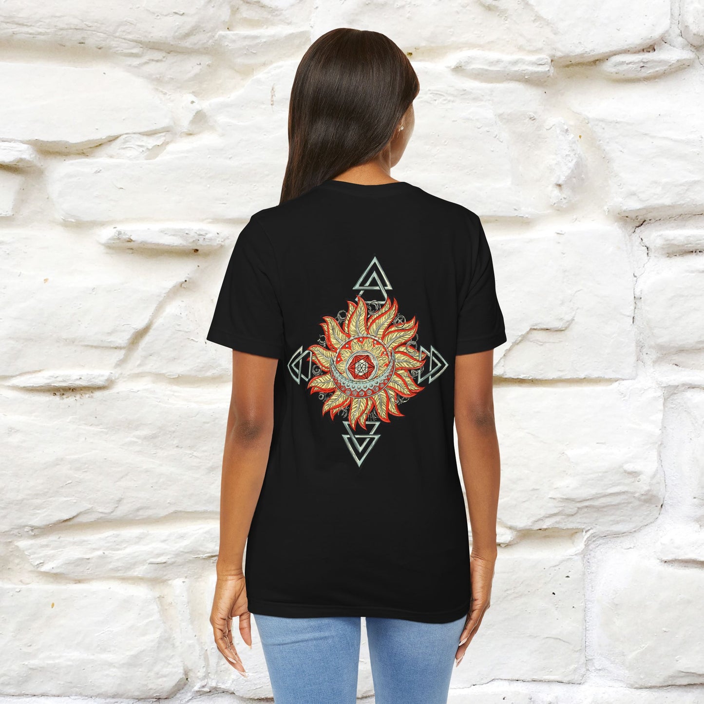 "The Third Eye'' Cat T-Shirt Front and Back Design | Nunu&Miao Studio - Nunu&Miao Studio