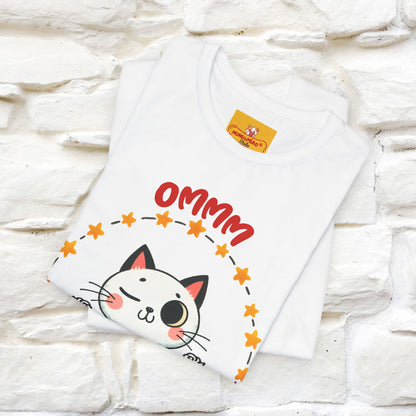 ''Ommm, Keep Calm'' Cat T-Shirt | Nunu&Miao Studio - Nunu&Miao Studio