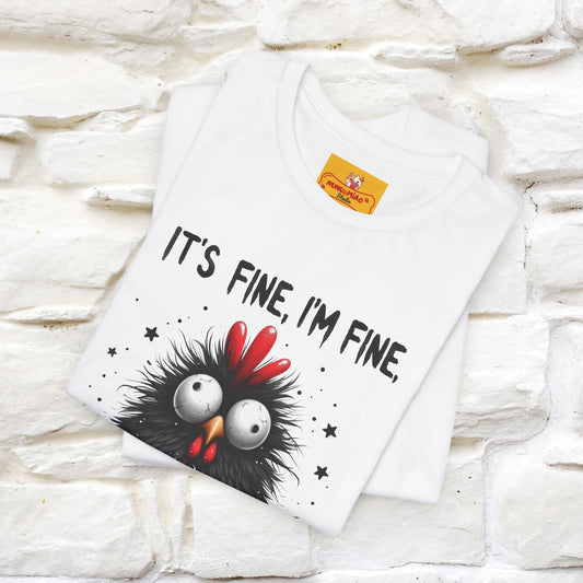 "Everything Is Fine" |Funny T-Shirt | Nunu&Miao Studio - Nunu&Miao Studio