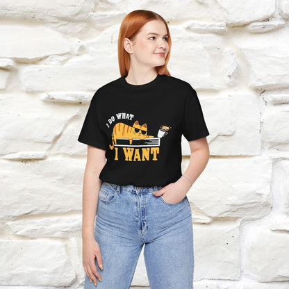 "I Do What I Want" Cat T-Shirt | Nunu & Miao Studio - Nunu&Miao Studio