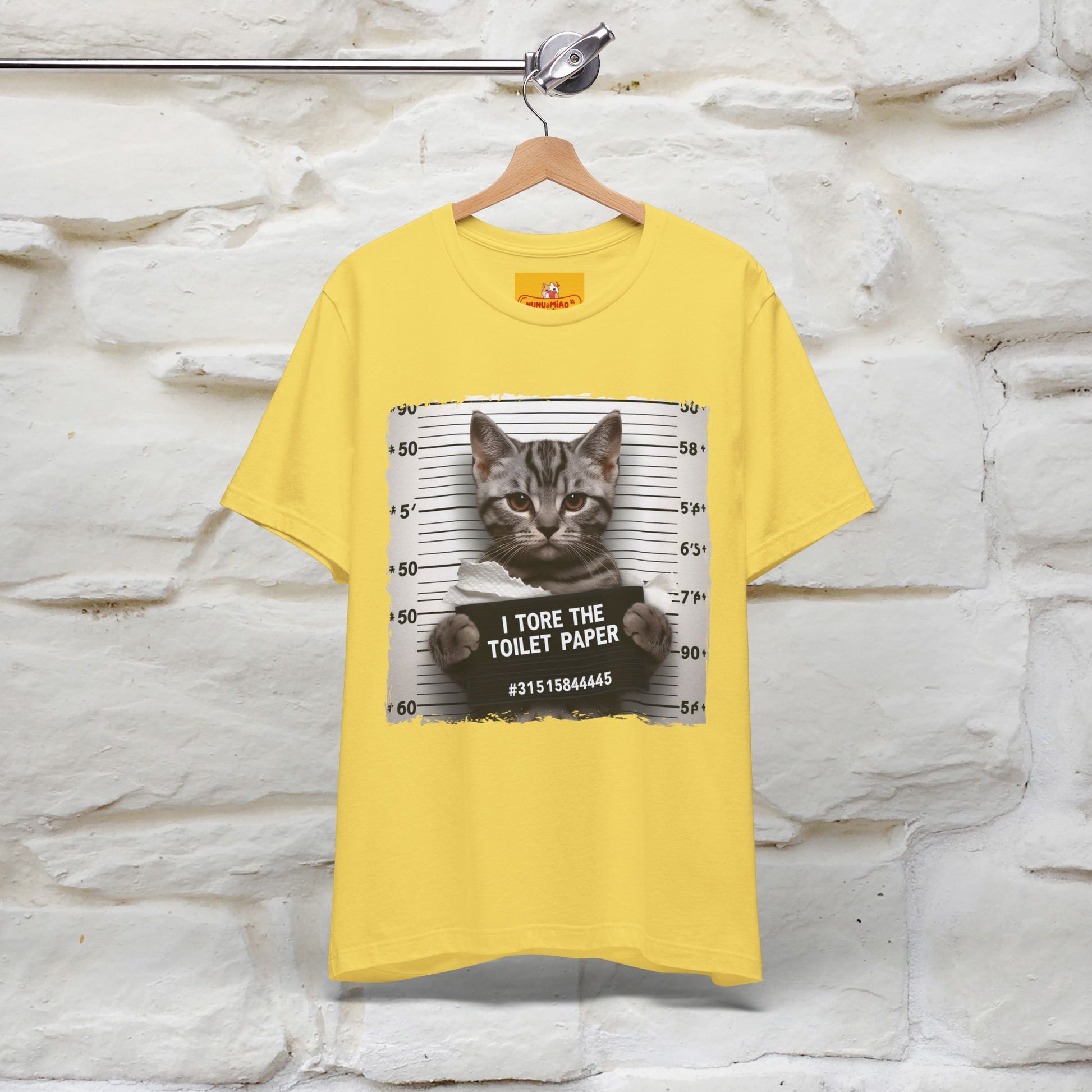 ''I Tore The Toilet Paper'' | Funny Cat T-Shirt | Nunu&Miao Studio - Nunu&Miao Studio