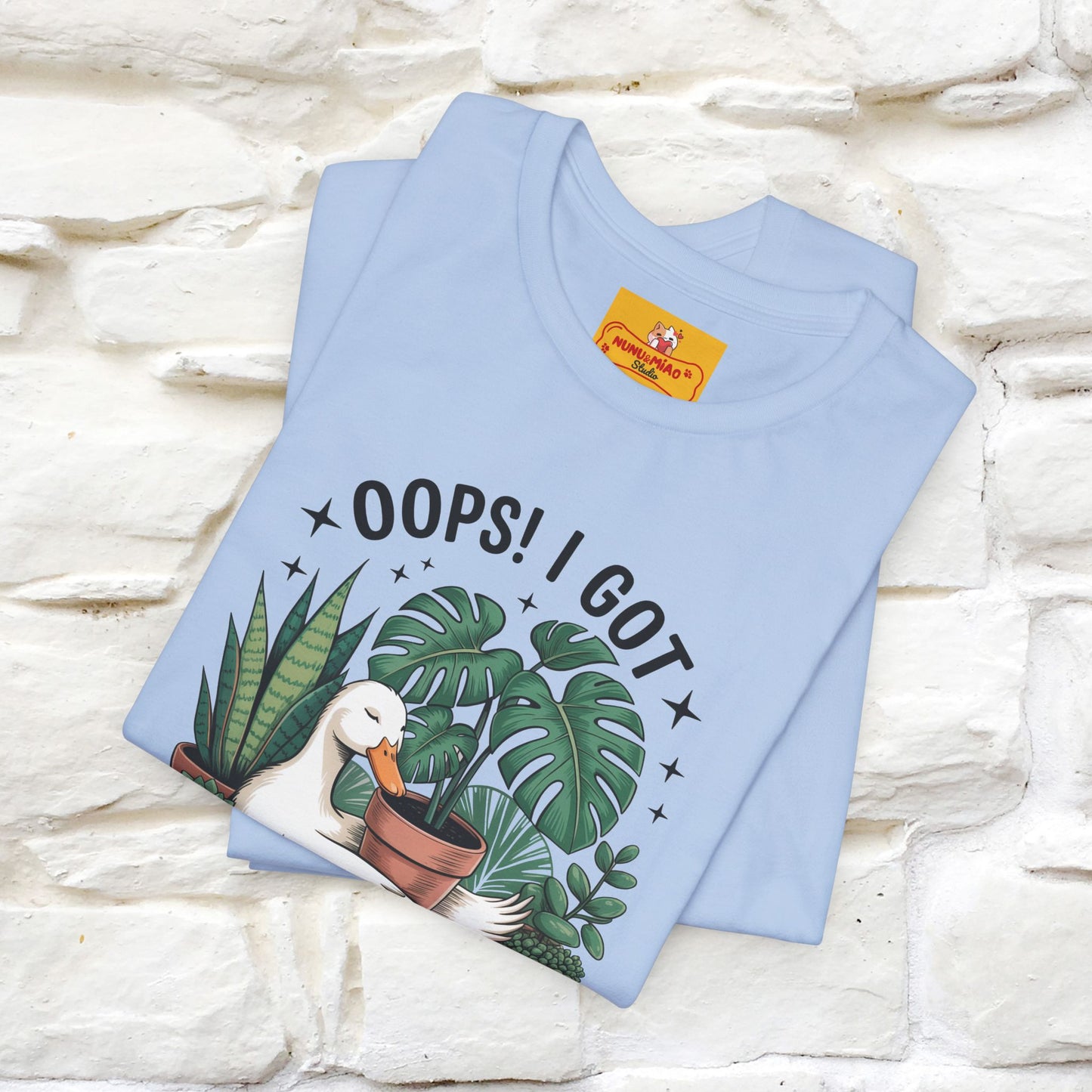 "Oops! I Got Another Plant" Plant T-shirt |Nunu&Miao Studio - Nunu&Miao Studio