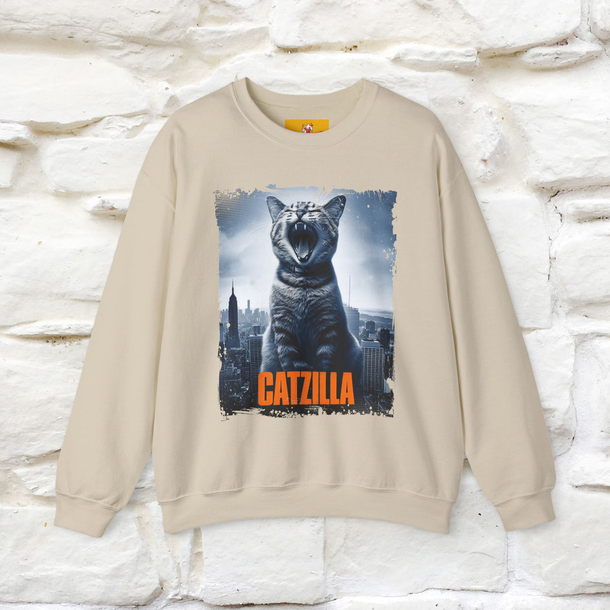"Catzilla'' |Cat Sweatshirt | Nunu&Miao Studio
