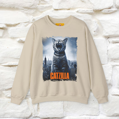 "Catzilla'' |Cat Sweatshirt | Nunu&Miao Studio