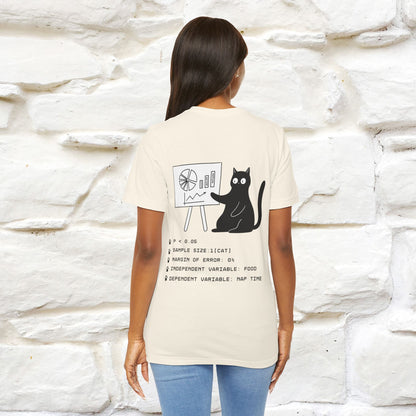 “Trust me, I’m statistically significant.”|  Cat T-Shirt | Front & Back Design | Nunu&Miao Studio