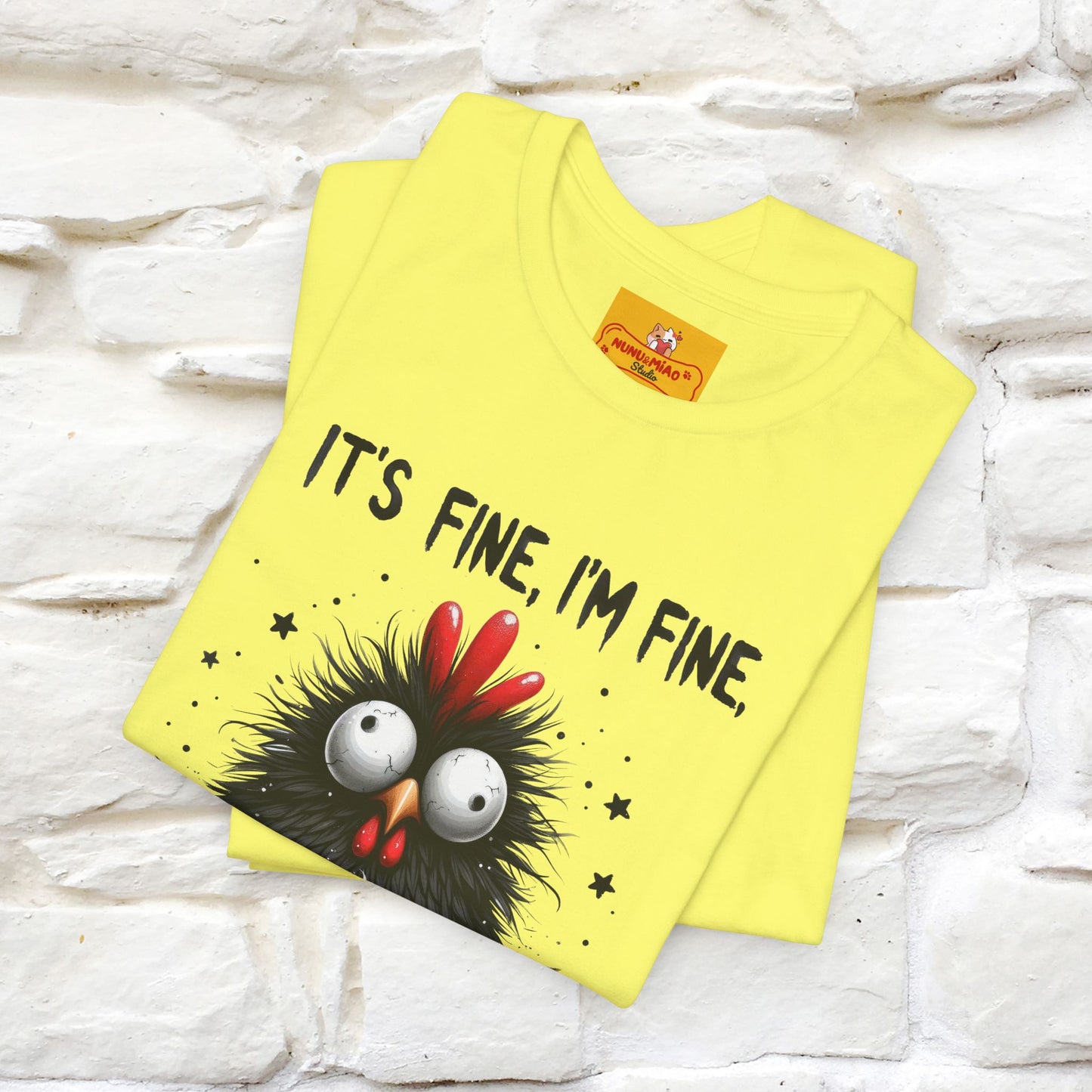 "Everything Is Fine" |Funny T-Shirt | Nunu&Miao Studio - Nunu&Miao Studio