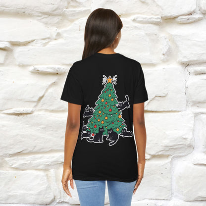 “Cat Christmas Tree” | Cat T-Shirt | Nunu&Miao Studio