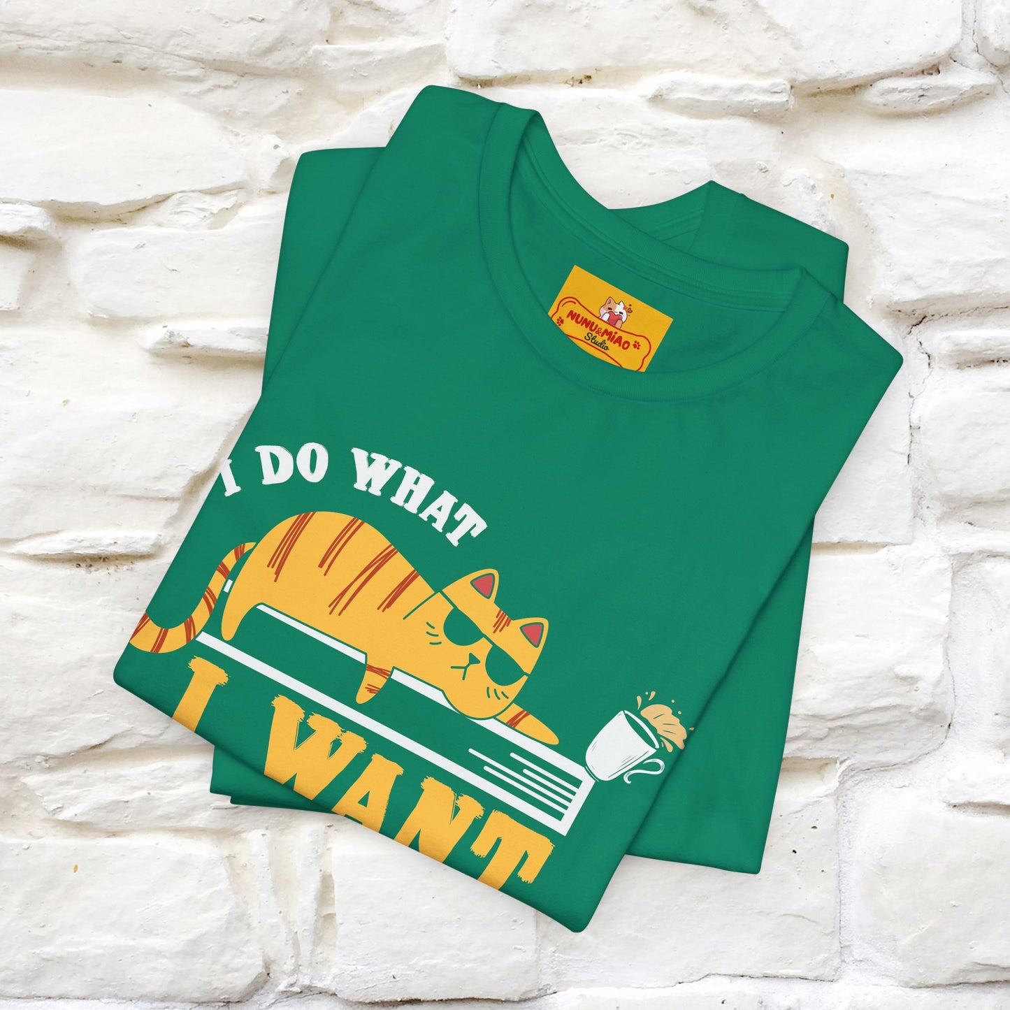 "I Do What I Want" Cat T-Shirt | Nunu & Miao Studio - Nunu&Miao Studio