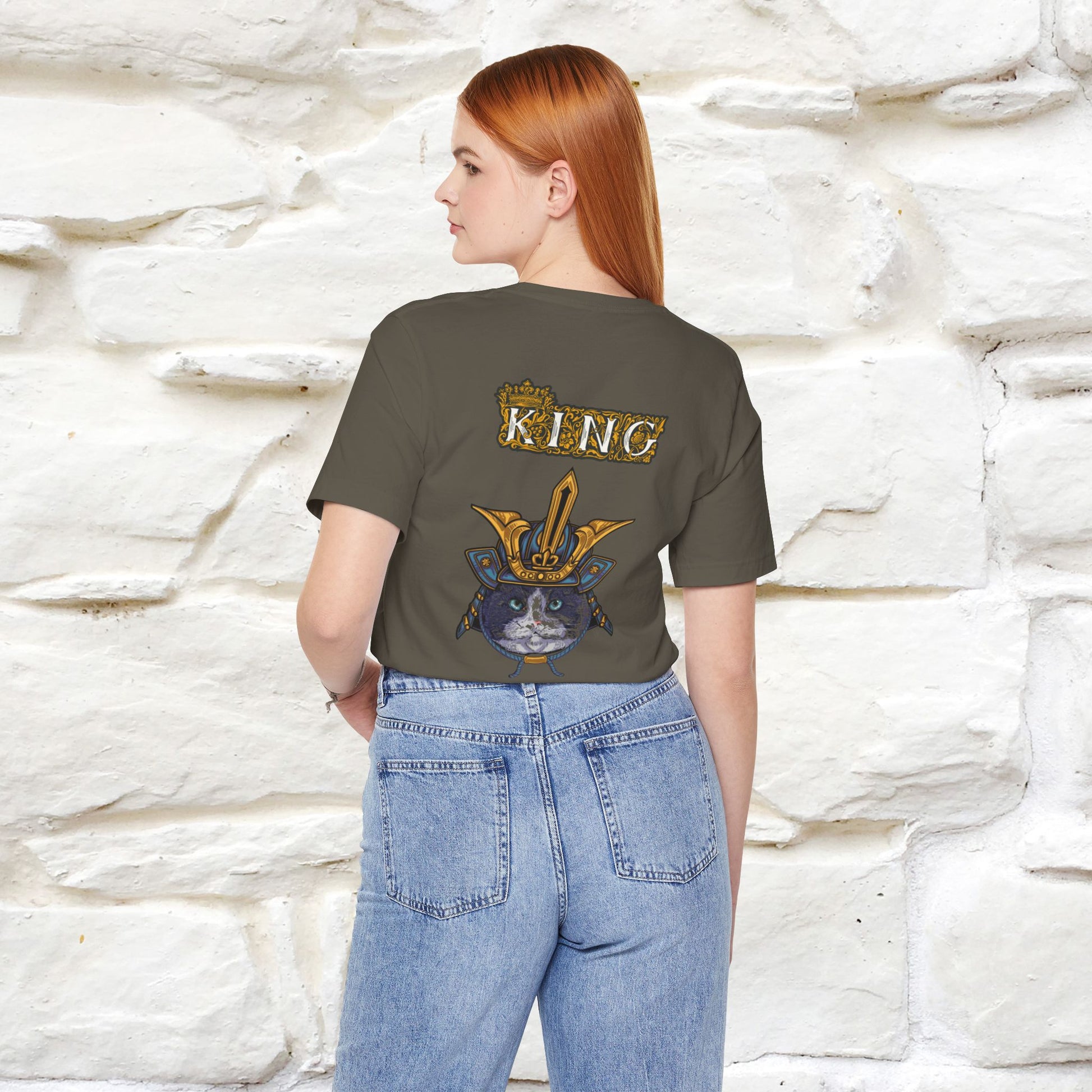 'King Cat: Majestic Cat'' | Front & Back Design | Nunu&Miao Studio - Nunu&Miao Studio