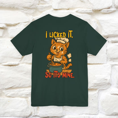 "I Licked It. It's Mine  " |Cat T-Shirt | Nunu&Miao Studio - Nunu&Miao Studio