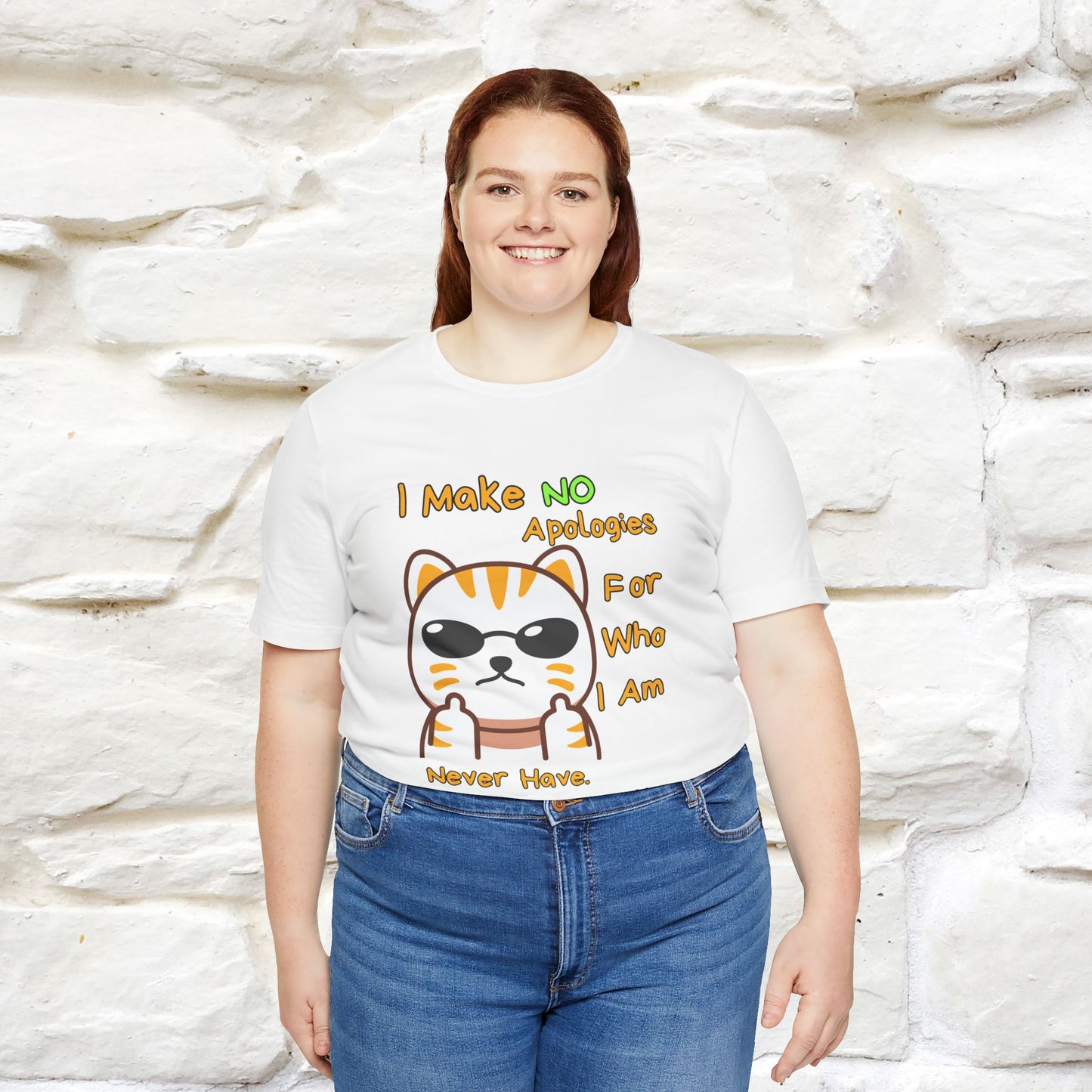 "I Make No Apologies... " |Cat T-Shirt | Nunu&Miao Studio - Nunu&Miao Studio
